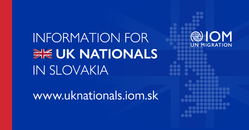 IOM poskytuje podporu pre občanov Spojeného kráľovstva o pobyte na Slovensku