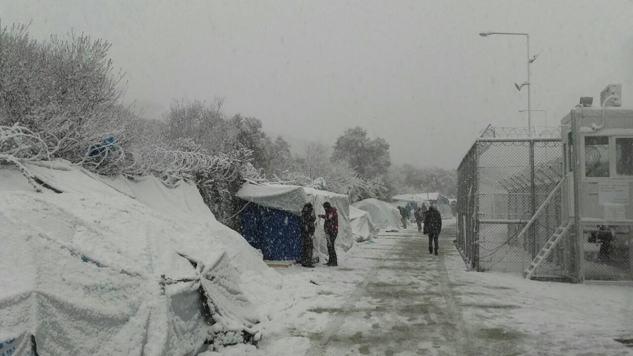 IOM Greece - Migrants and Asylum Seekers Housed in Camps Enduring Extreme Weather Conditions in Greece, January 2017