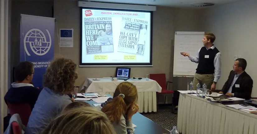 Photo - Migrants in the Spotlight workshop for journalists