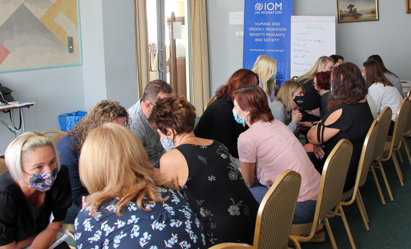 Photo - IOM Training of trainers in the prevention of human trafficking, September 2021