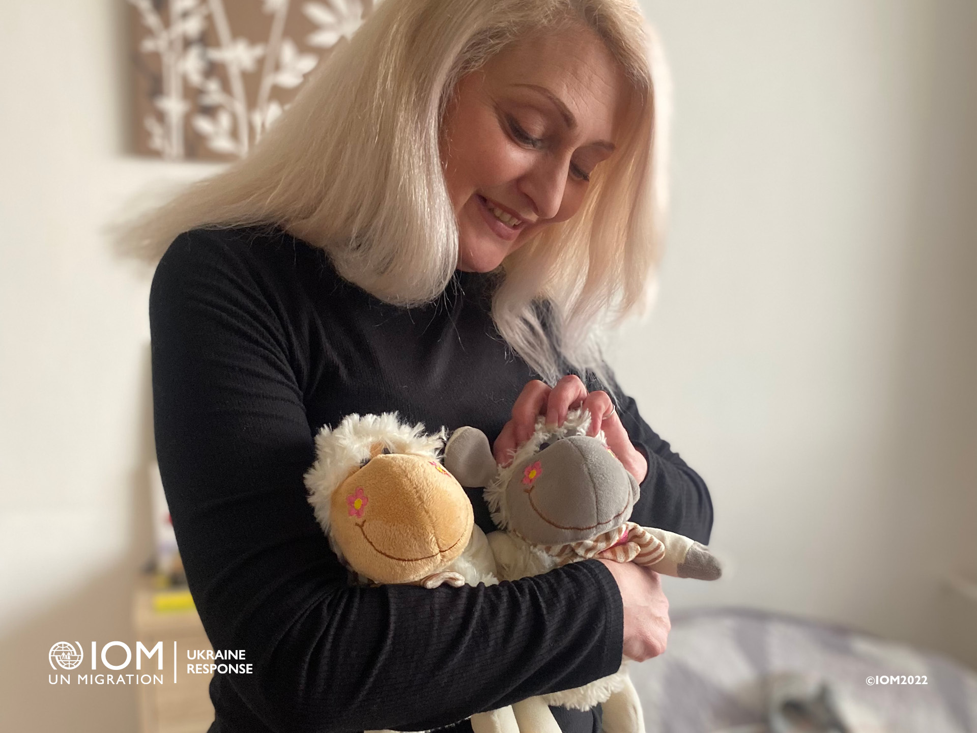Photo - “Work has kept us from having negative thoughts and reflecting too much about everything we have been through.” – Anzhelika.  Photo: IOM/Dušana Štecová