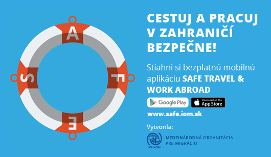 IOM - Mobilná aplikácia SAFE vás pripraví na bezpečné cestovanie a prácu v zahraničí