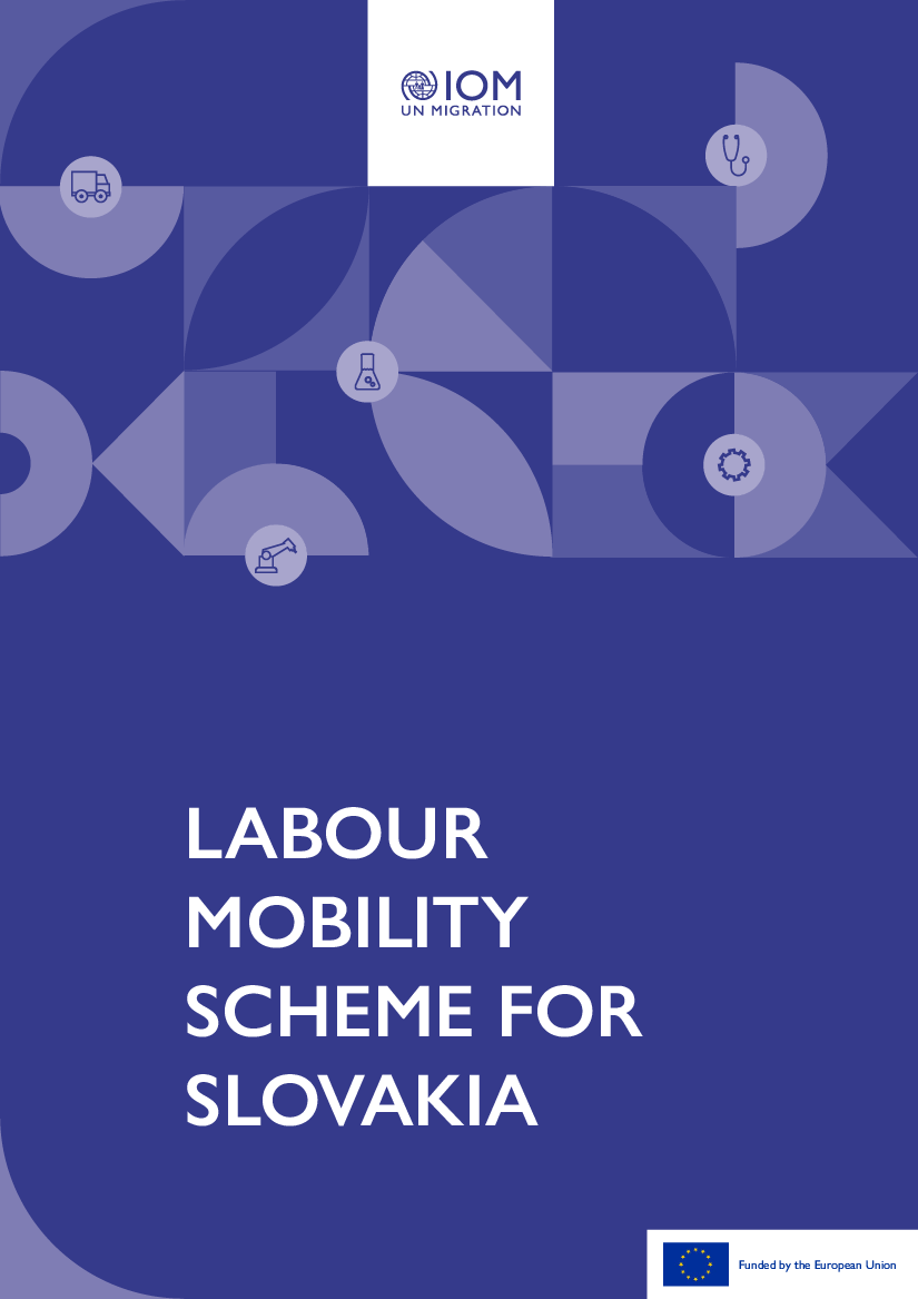Cover - Labour Mobility Scheme for Slovakia, developed by IOM, 2021