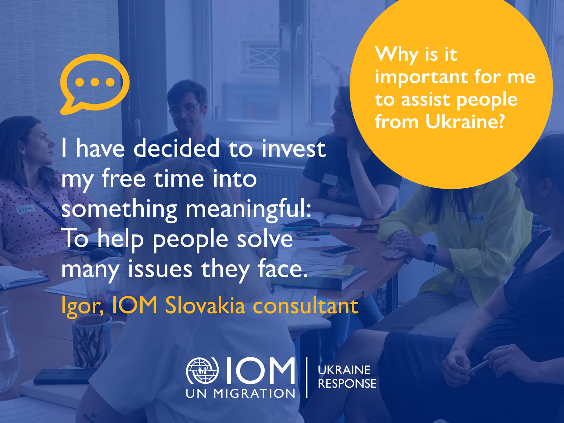 Igor, IOM Slovakia consultant - Why it is important for me to assist people from Ukraine