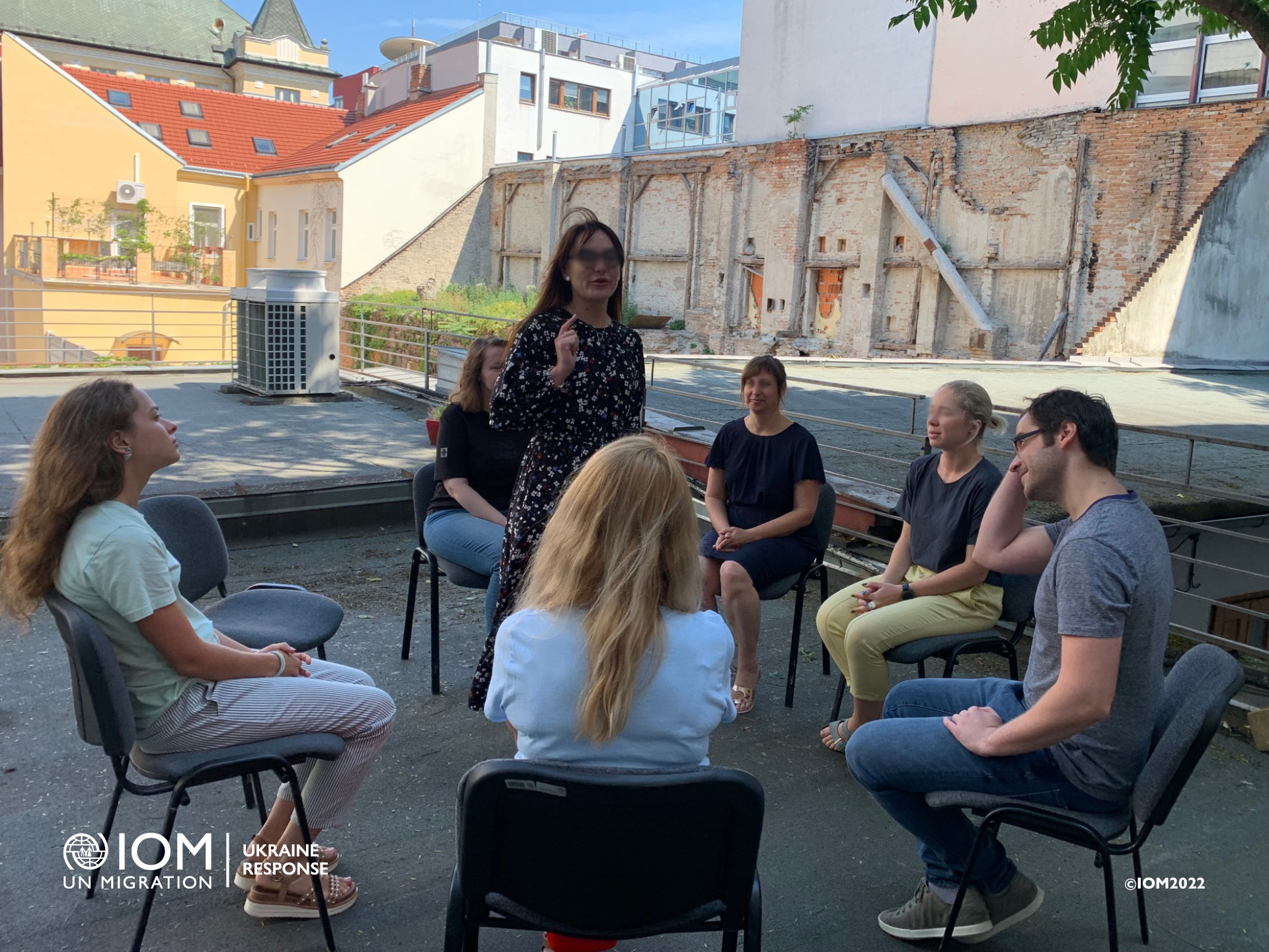 IOM internal training of trainers in Bratislava in mid-June 2022. Photo © International Organization for Migration (IOM) 2022.