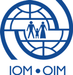 logo iom-oim blue